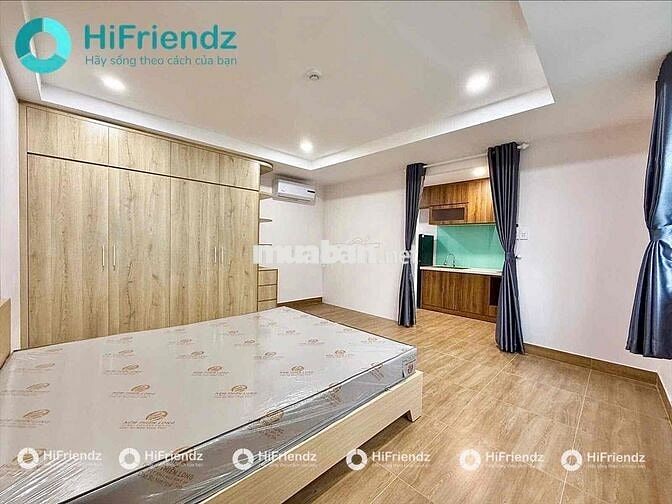 STUDIO DẠNG 1PN 1PK TÁCH BẾP BAN CÔNG GIÁ RẺ NGAY ĐH HUTECH