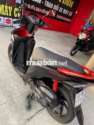 Honda Vision Cao Cấp màu Đen, Đỏ