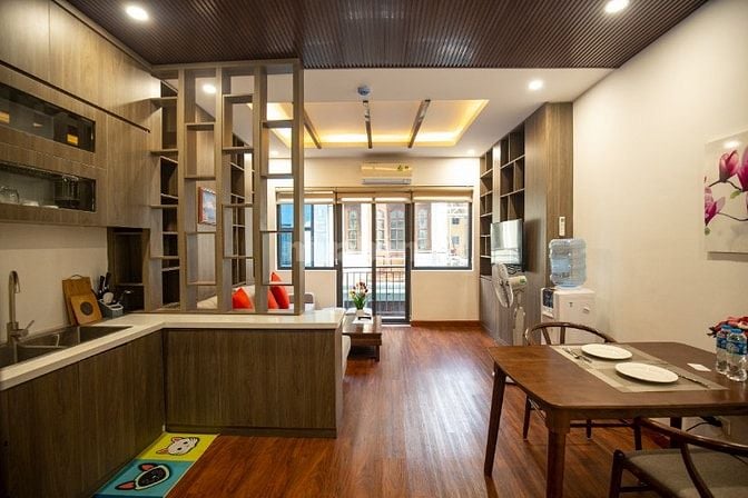 Căn hộ 1 ngủ nội thất mới cho thuê phố Linh Lang gần Lotte siêu đẹp