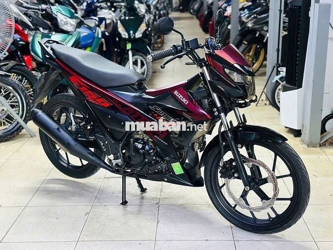 XE MÁY THỊNH PHÁT- SATRIA ĐỎ MẬN XE LƯỚT MÁY CHẤT