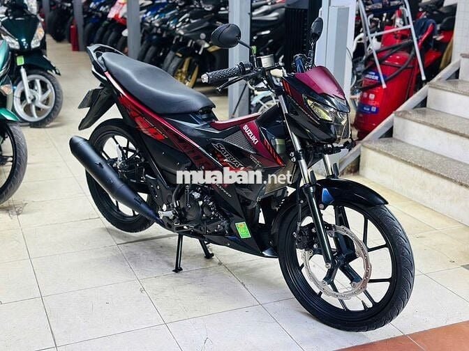 XE MÁY THỊNH PHÁT- SATRIA ĐỎ MẬN XE LƯỚT MÁY CHẤT