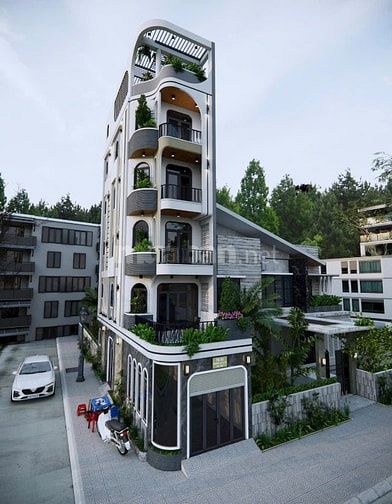 ⭐️Siêu phẩm 5 Lầu THANG MÁY tuyệt đẹp Cao cấp đường rộng 12m góc 2 mặt