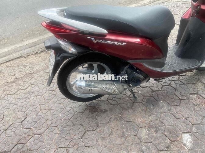 Honda Vision đỏ mới tinh