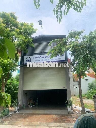 Cho thuê nhà thép/kho 110m2 mới dựng, sát sân bay Nội Bài