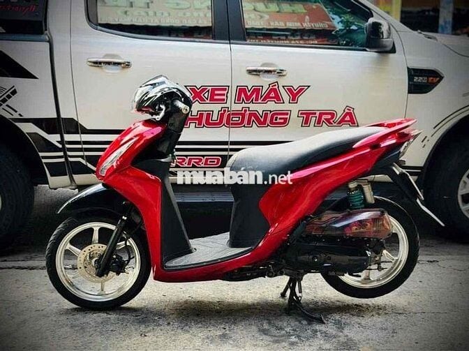 Honda Vision Đỏ phuộc Nitron mâm CNC