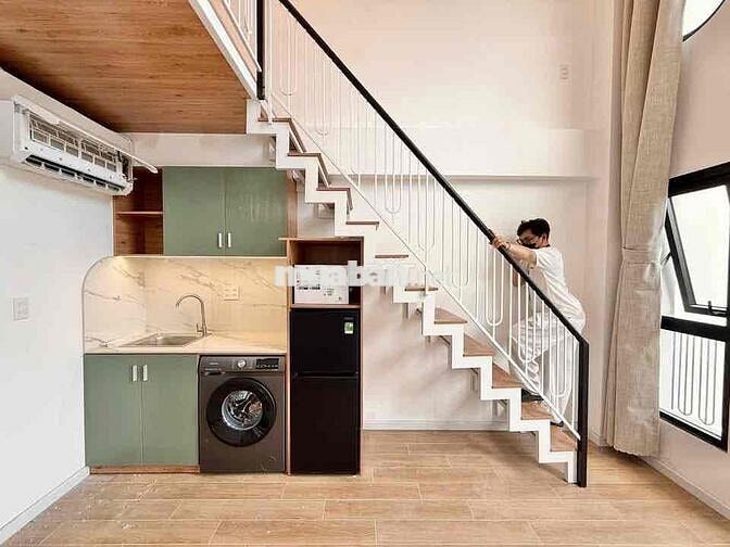 1 Trệt + 1 LẦU Gác Cao 2m -Rộng 40m2 - Máy giặt riêng ngay Lê Văn Thọ