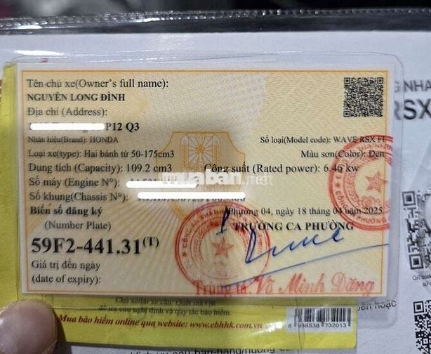 Honda Wave RSX FI 110cc 2025 Đen 13000 km
