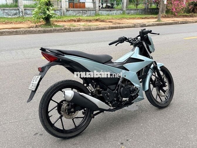Suzuki Raider Xanh bạc Côn tay