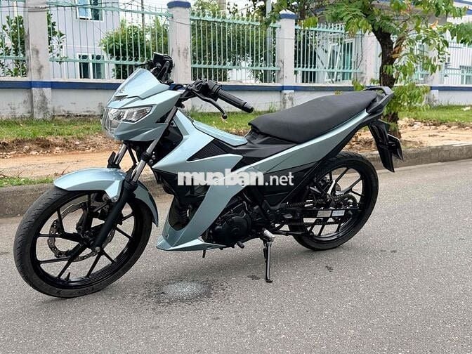 Suzuki Raider Xanh bạc Côn tay