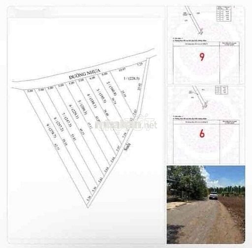 lô đất thổ cư, sổ sẵn, bán sỉ cho khách đầu tư, mặt tiền đường nhựa