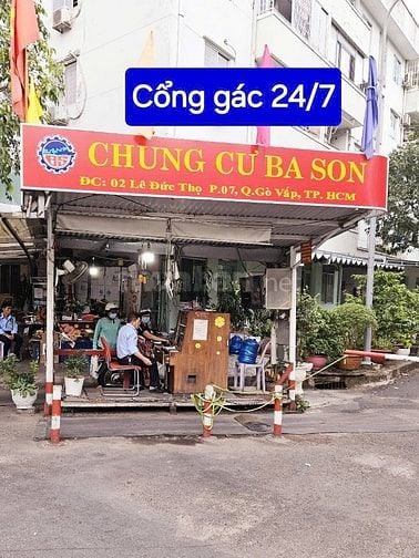 Chung cư Ba Son, đường Lê Đức Thọ, P7, Gò Vấp, dt 62m, giá 2.4 tỷ