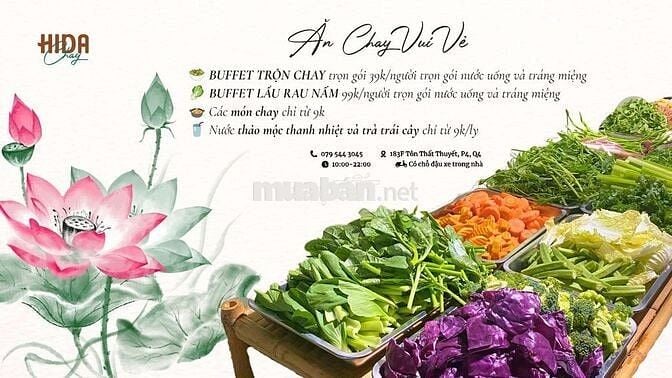 TUYỂN DỤNG VỊ TRÍ PHỤ BẾP NHÀ HÀNG HIDA Chay Q4