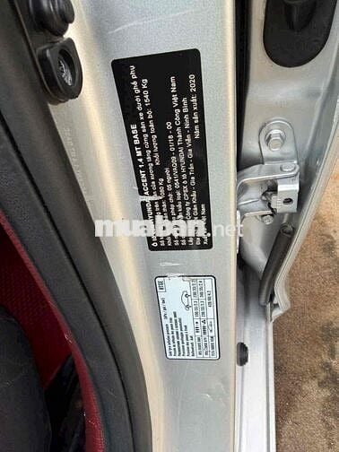 Hyundai Accent 1.4 MT Base 2020 Bạc