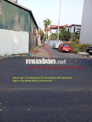 Tôi chính chủ bán 92,2m2 sổ đỏ tại Xóm Trong, Uy nỗ, Đông anh, Hà Nội