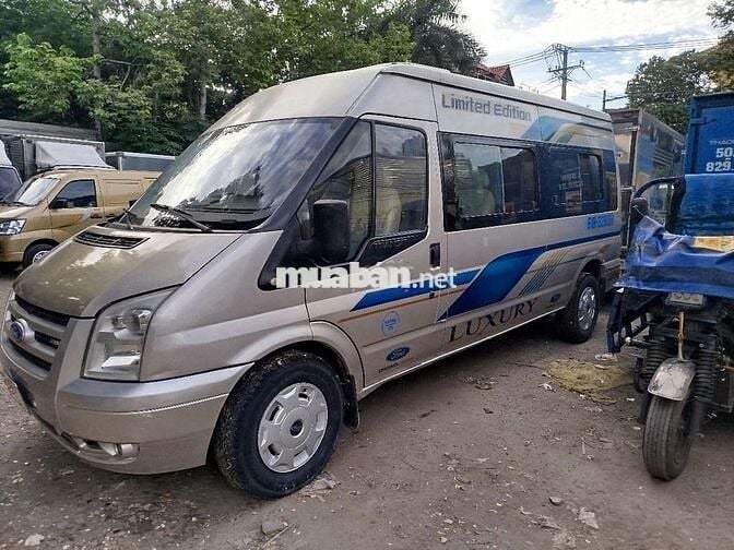 Ford Transit Van 2008 Vàng cát 850 kg