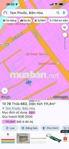 1 LÔ THỔ CƯ KHU DÂN CƯ NGAY GẦN CHỢ AN BÌNH
