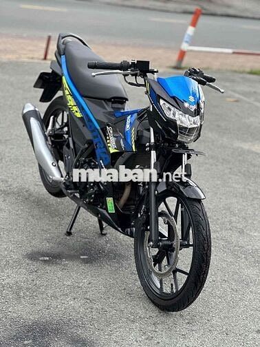 Suzuki Satria F150 2022 Xanh đen Côn tay