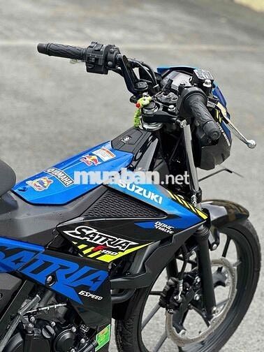 Suzuki Satria F150 2022 Xanh đen Côn tay