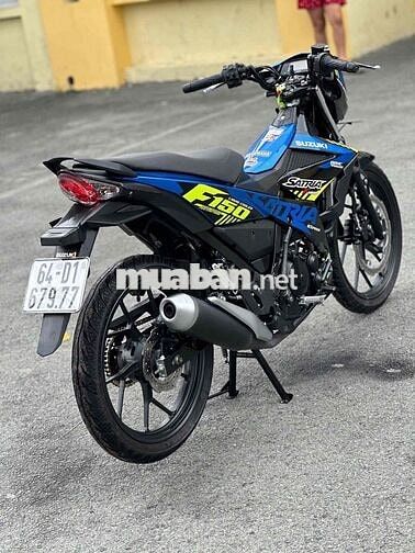 Suzuki Satria F150 2022 Xanh đen Côn tay