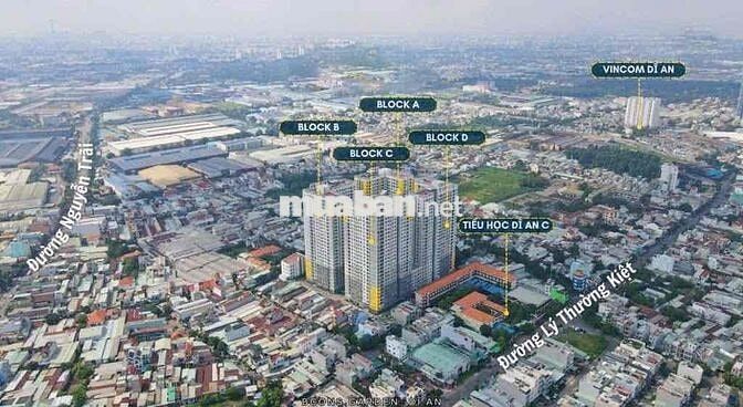 Ngộp Bank chủ bán gấp căn Bcons Garden 2PN 2WC giá 1,8 tỷ/căn bao hết