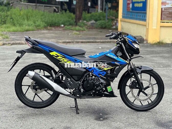 Suzuki Satria F150 2022 Xanh đen Côn tay