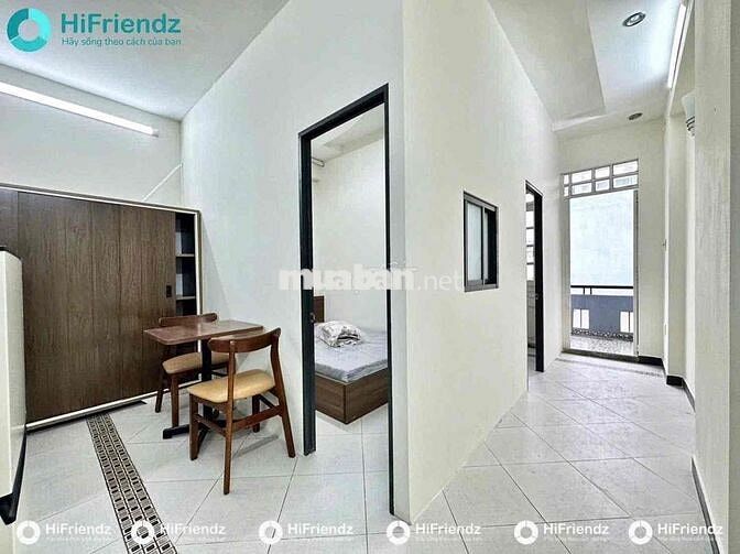 CHDV full nội thất 1-2pn ban công, cửa sổ mới 100% ngay khu Bàu Cát