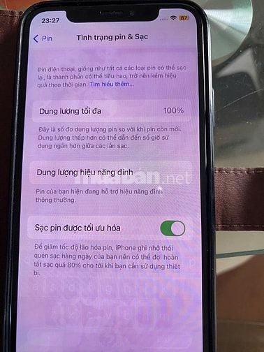 iPhone X 256GB Màu Đen - Face ID Chuẩn - Zin Đẹp - Pin Tố