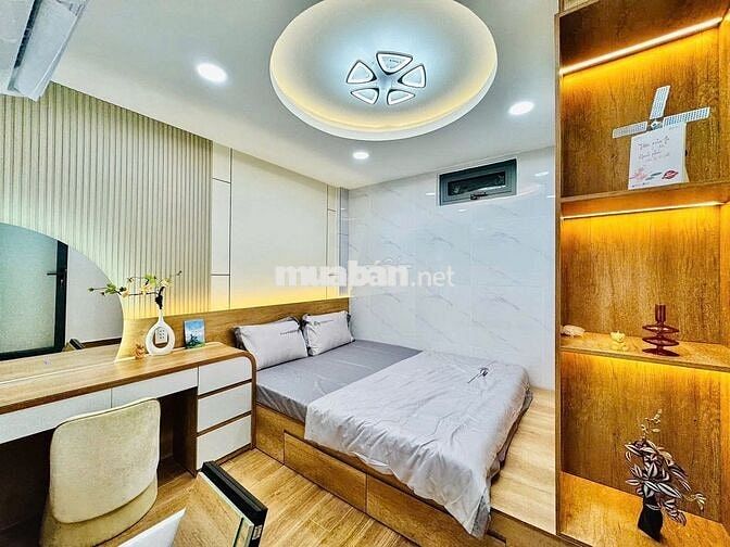 NHÀ ĐẸP PHÚ NHUẬN- OTO NGỦ NHÀ- 3,2x12-4 TẦNG BTCT- HOÀN CÔNG ĐỦ