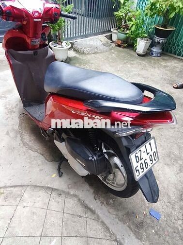 Honda Vision 2018 Đỏ  bst62  xe zin đẹp 
