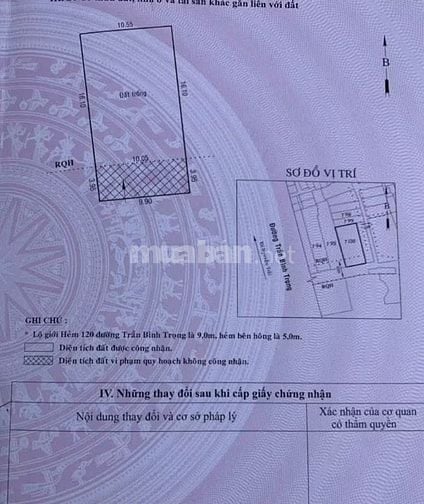 HXH TRẦN BÌNH TRỌNG:10X20 Giá:29tỷ500