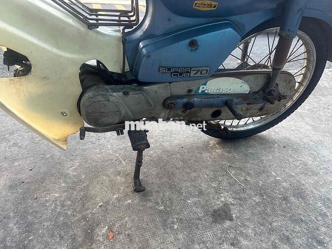 Honda Super Cub 70 Xanh Trắng