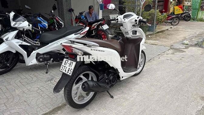 Honda Vision 2016 Trắng ( hỗ trợ góp )