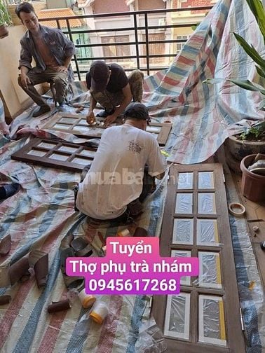 Cần tuyển thợ sơn pu, thợ phụ đi làm ngay tại Hà Nội