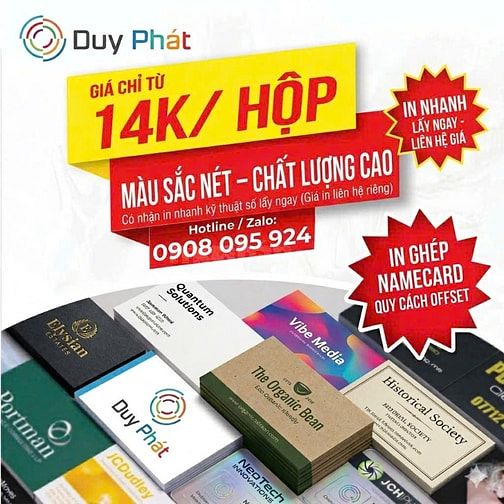 Nhận in danh thiếp , tờ rơi theo yêu cầu
