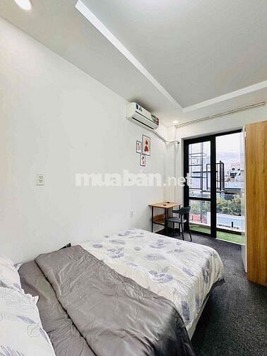 Cho thuê căn 2pn1wc ban công thang máy giặt full nt Hai Bà Trưng q1
