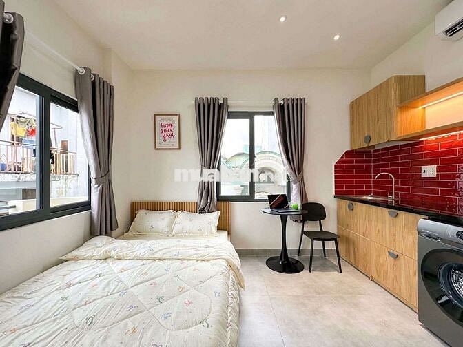 Trống 2 Phòng Studio Mới, Full Nội Thất