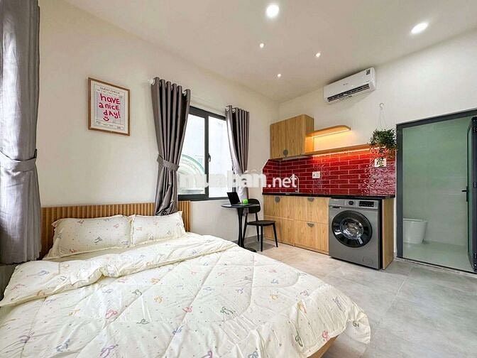 Trống 2 Phòng Studio Mới, Full Nội Thất