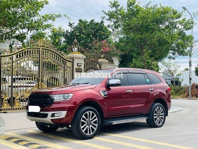 Ford Everest Titanium 2020 Máy dầu Số tự động Đỏ