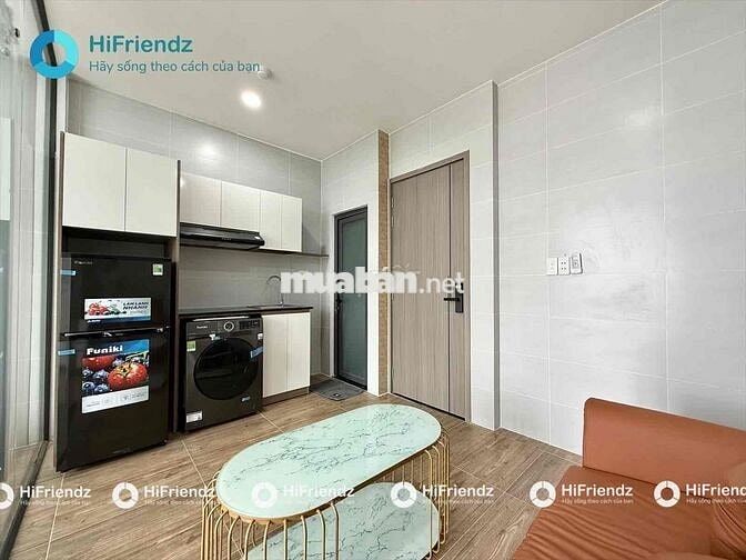 40mv 1 Phòng Ngủ - Bancol - Tách bếp - Full nội thất - Dự án mới