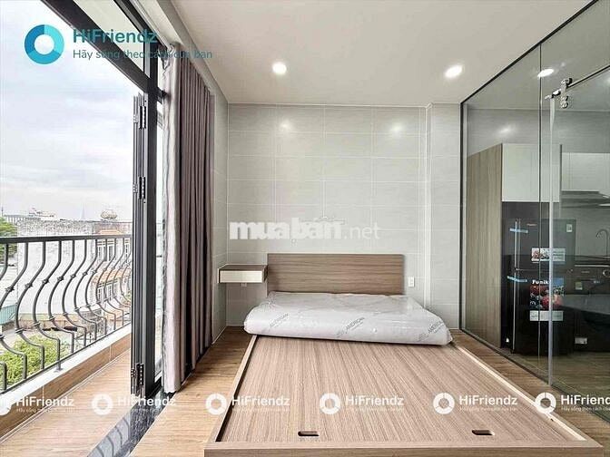 40mv 1 Phòng Ngủ - Bancol - Tách bếp - Full nội thất - Dự án mới