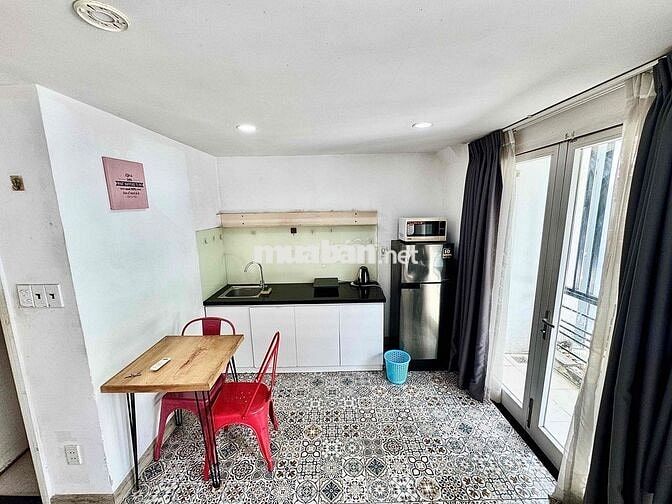 🏠Căn hộ Studio Ban Công - Full Nội Thất - Gần Chợ Bà Chiểu