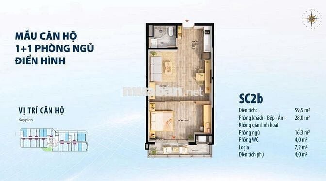 Chỉ 460tr sở hữu ngay căn hộ dịch vụ tại Aeon Mall - Bàn giao ngay
