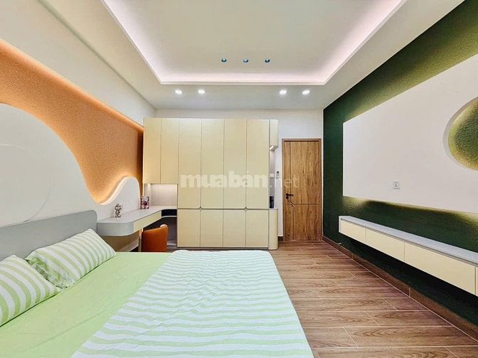 NHÀ ĐẸP CÓ PHÒNG NGỦ DƯỚI TRỆT - HẺM XE HƠI 7m Lê Văn Thọ, P14, GV