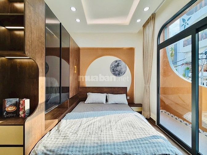 NHÀ ĐẸP CÓ PHÒNG NGỦ DƯỚI TRỆT - HẺM XE HƠI 7m Lê Văn Thọ, P14, GV