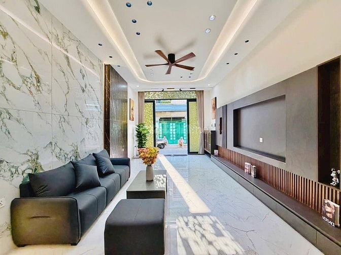 NHÀ ĐẸP CÓ PHÒNG NGỦ DƯỚI TRỆT - HẺM XE HƠI 7m Lê Văn Thọ, P14, GV