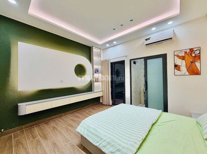 NHÀ ĐẸP CÓ PHÒNG NGỦ DƯỚI TRỆT - HẺM XE HƠI 7m Lê Văn Thọ, P14, GV