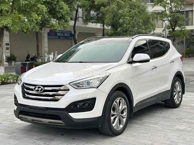 Hyundai Santafe 2015 2.4 Full Tự động Trắng