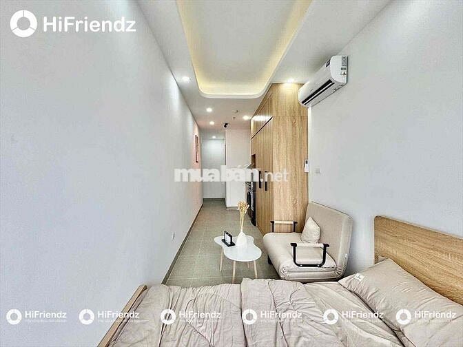 STUDIO FULL NỘI THẤT CAO CẤP GẦN CÔNG VIÊN LÀNG HOA