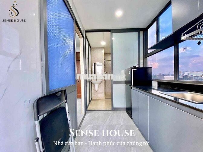 CHDV studio/1PN DT 45m2 tách bếp ban công máy giặt riêng full NT