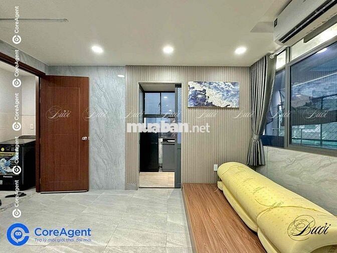 CHDV studio/1PN DT 45m2 tách bếp ban công máy giặt riêng full NT